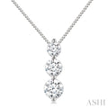 3 Stone Diamond Fashion Pendant