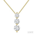 3 Stone Diamond Fashion Pendant