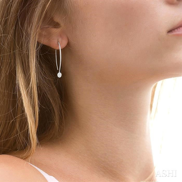 Oval Shape Lovebright Essential Diamond Earrings