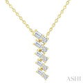 Mixed Shape Diamond Fashion Pendant