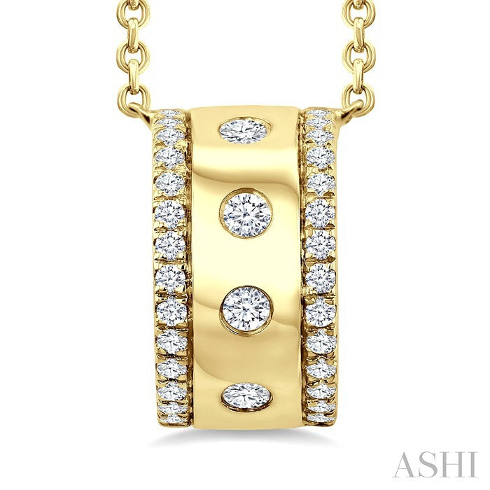 Golden Glow Diamond Fashion Pendant