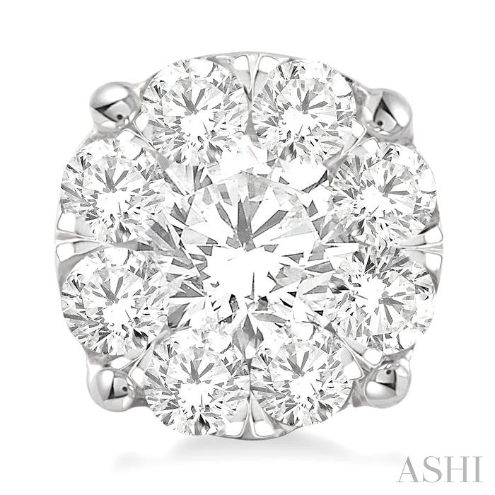 Round Shape Lovebright Essential Diamond Stud Earrings