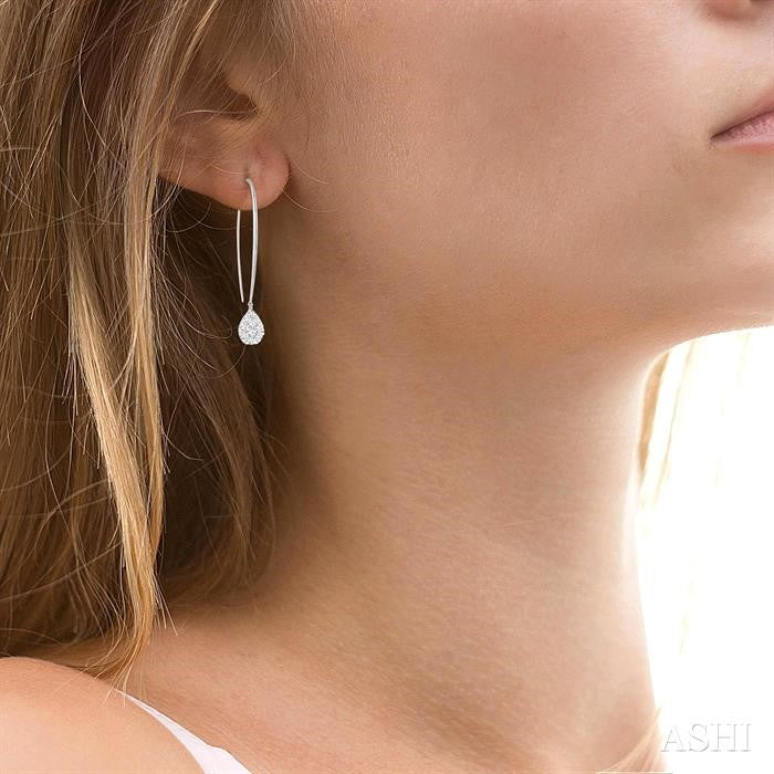 Pear Shape Lovebright Essential Diamond Earrings