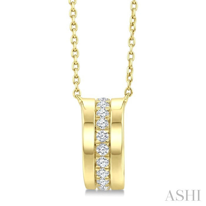 Golden Glow Diamond Fashion Pendant
