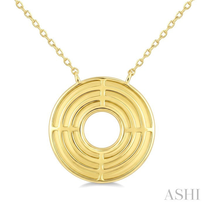 Pirouette Circle Diamond Fashion Pendant