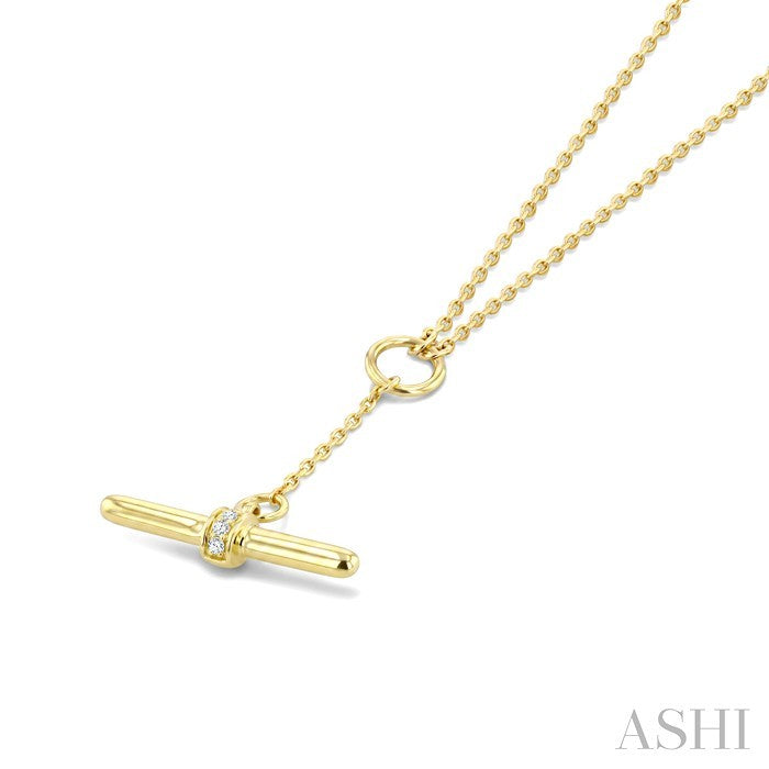 T-Bar Diamond Fashion Necklace