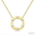 Circle Petite Diamond Fashion Pendant