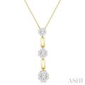 Paperclip Lovebright Diamond Fashion Pendant