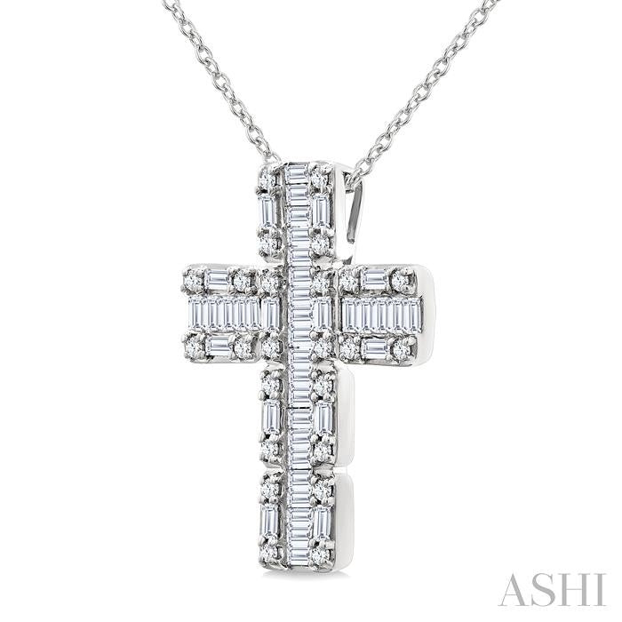 Cross Fusion Diamond Fashion Pendant