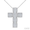 Cross Fusion Diamond Fashion Pendant