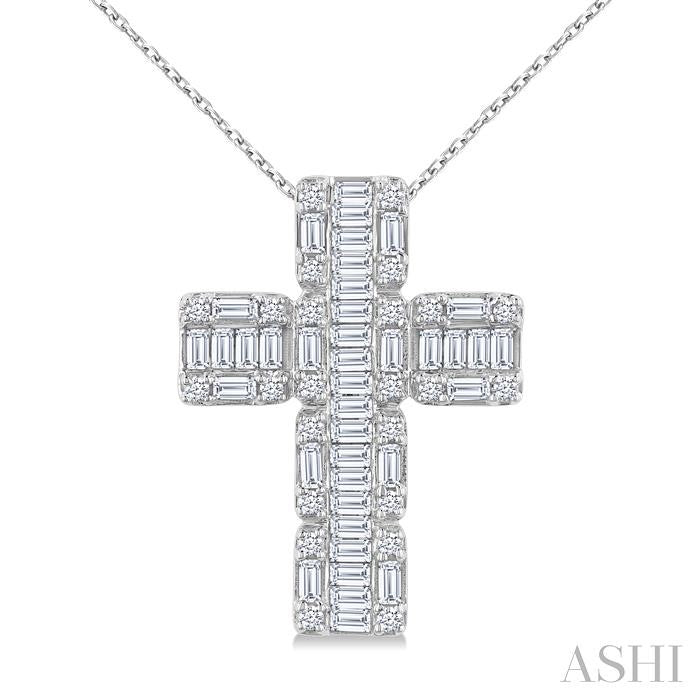 Cross Fusion Diamond Fashion Pendant