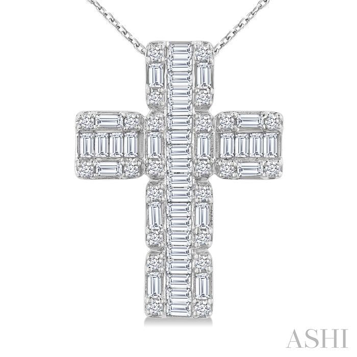 Cross Fusion Diamond Fashion Pendant