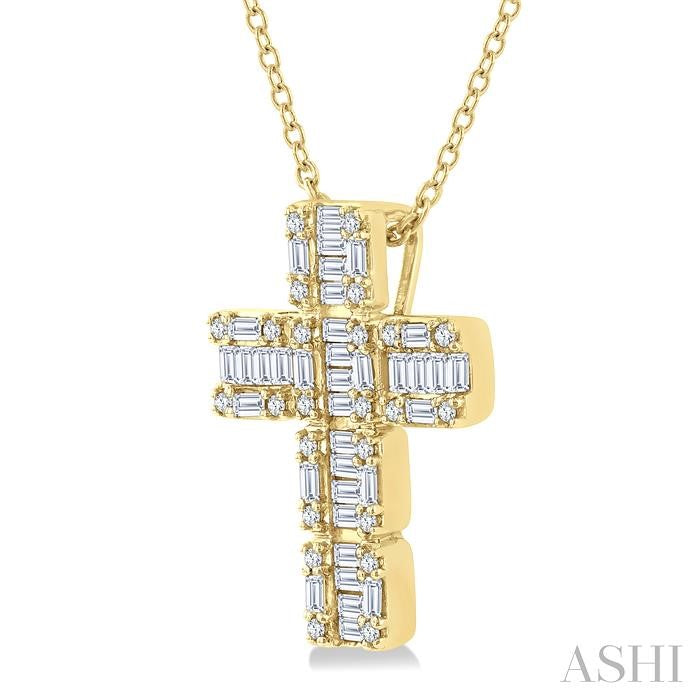 Cross Fusion Diamond Fashion Pendant