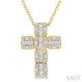Cross Fusion Diamond Fashion Pendant