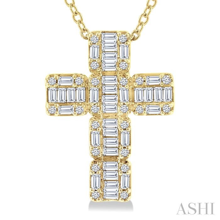 Cross Fusion Diamond Fashion Pendant