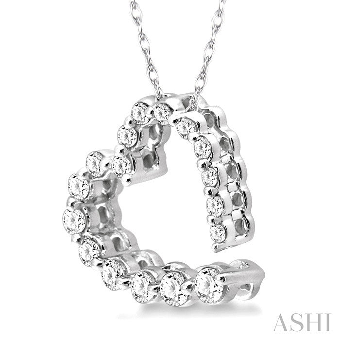 Heart Shape Journey Diamond Fashion Pendant