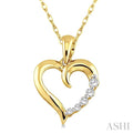 Heart Shape Journey Diamond Fashion Pendant