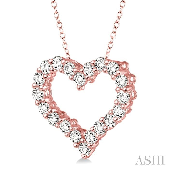 Heart Shape Diamond Pendant