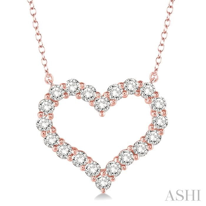 Heart Shape Diamond Pendant