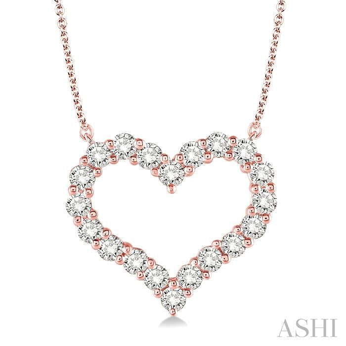 Heart Shape Diamond Pendant