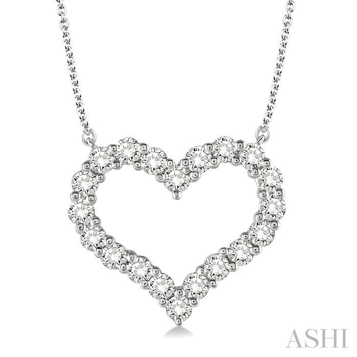 Heart Shape Diamond Pendant