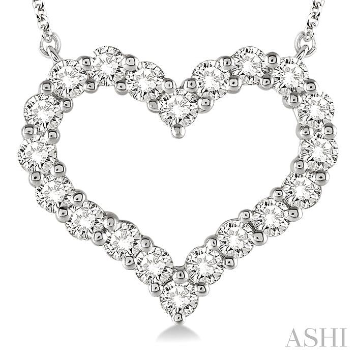 Heart Shape Diamond Pendant