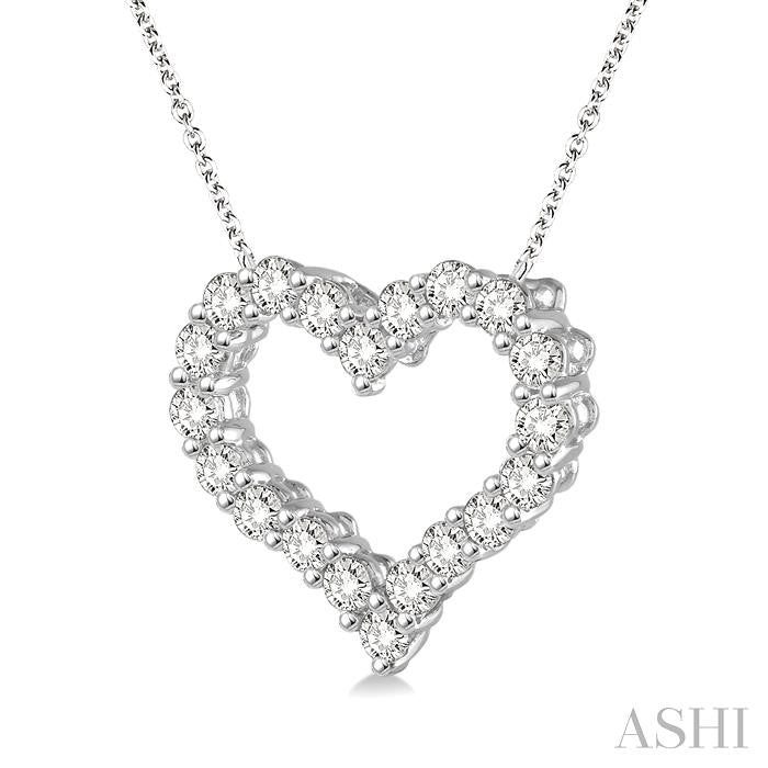 Heart Shape Diamond Pendant