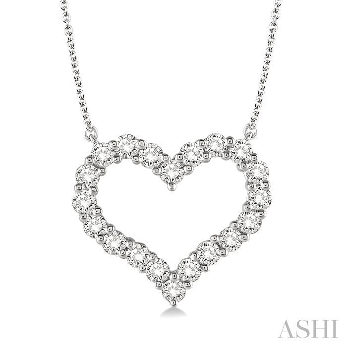 Heart Shape Diamond Pendant