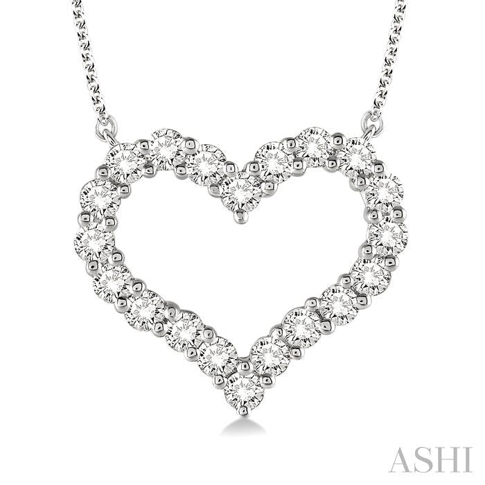 Heart Shape Diamond Pendant