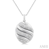 Silver Bold Diamond Fashion Pendant