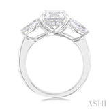 Round Shape Semi-Mount Diamond Engagement Ring