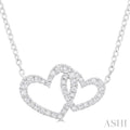 Heart Interlock Diamond Fashion Pendant