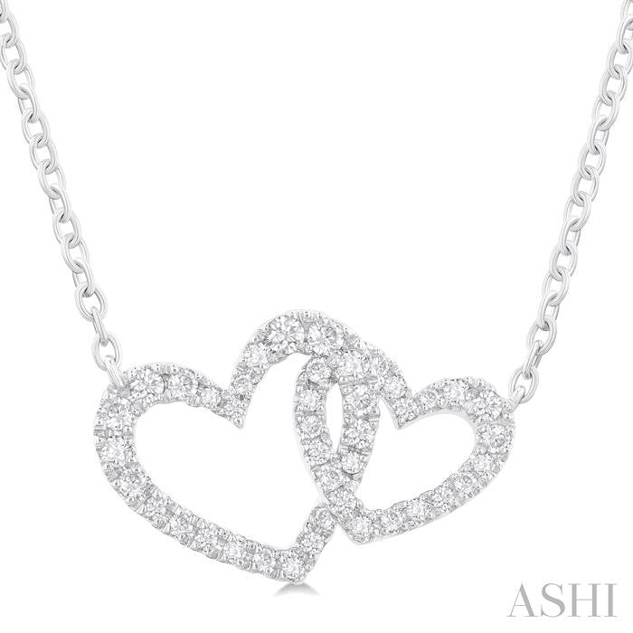 Heart Interlock Diamond Fashion Pendant