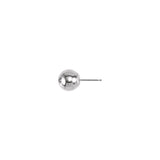 Ball Earrings With Bright Finish
