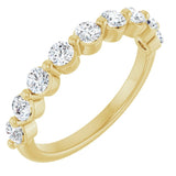 14K Yellow 5/8 CTW Lab-Grown Diamond Anniversary Band