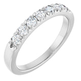 Platinum 3/8 CTW Lab-Grown Diamond Anniversary Band