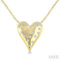 Heart Mosaic Diamond Fashion Pendant