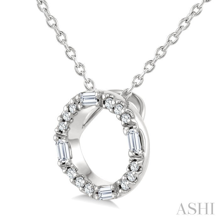 Circle Petite Diamond Fashion Pendant