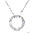Circle Petite Diamond Fashion Pendant
