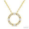 Circle Petite Diamond Fashion Pendant