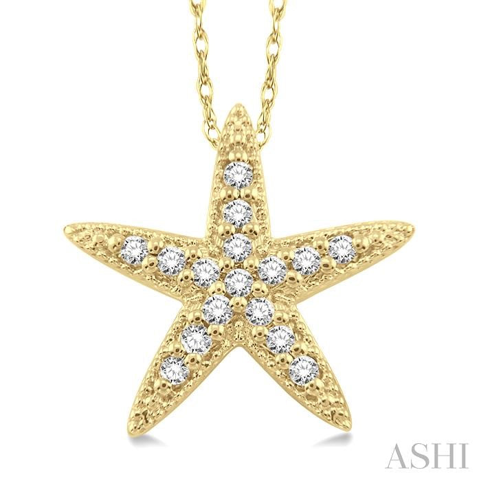 Sea Star Diamond Fashion Pendant
