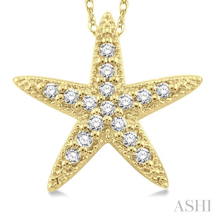 Sea Star Diamond Fashion Pendant