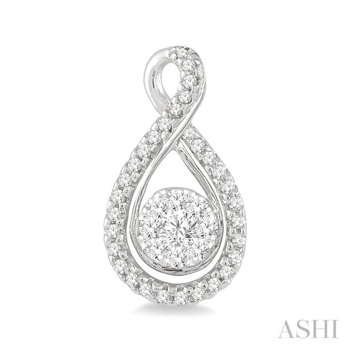 Round Shape Lovebright Diamond Earrings