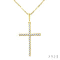 Cross Petite Diamond Fashion Pendant