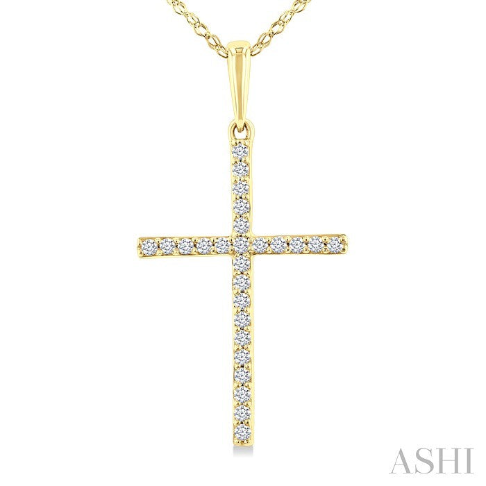 Cross Petite Diamond Fashion Pendant