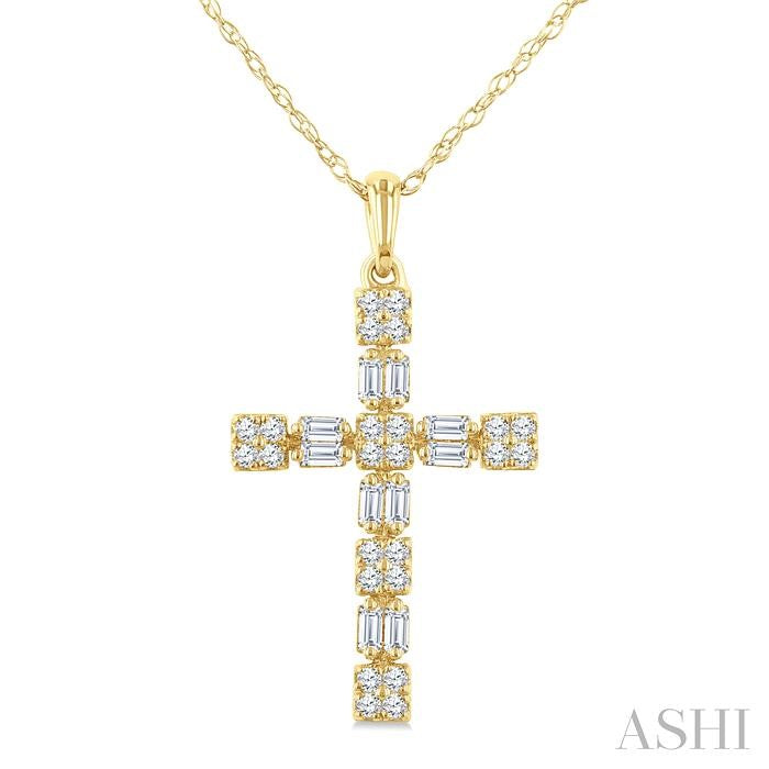 Cross Diamond Fashion Pendant