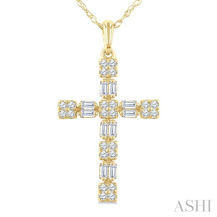 Cross Diamond Fashion Pendant