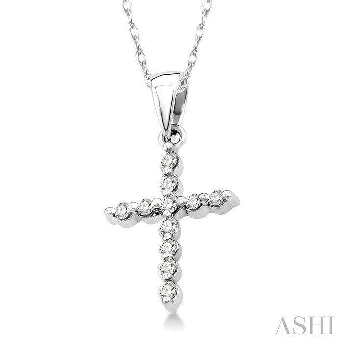 Cross Petite Diamond Fashion Pendant