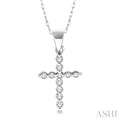 Cross Petite Diamond Fashion Pendant