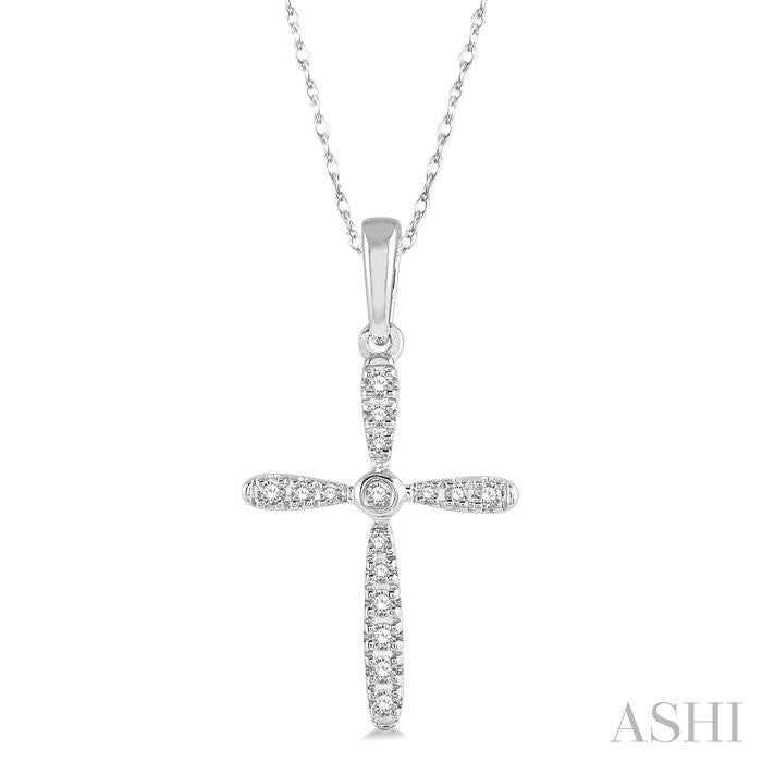 Cross Petite Diamond Fashion Pendant